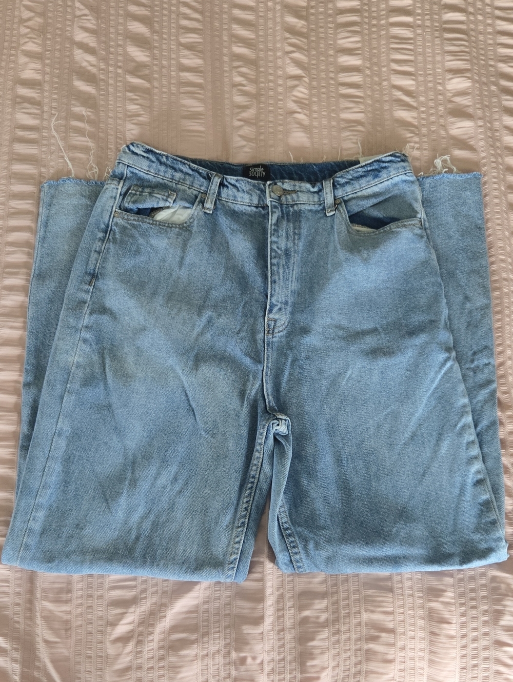 Women’s Blue Wide Leg Denim Jeans